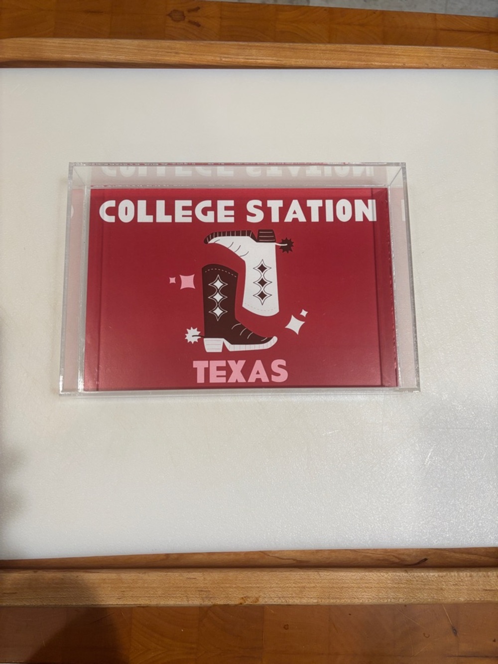 Tart By Taylor Saturdays in College Station Small Tray 9 1/2 x 6 1/2 x 1 1/2
